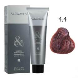 Allwaves Farba Do Włosów 4.4 Miedziany Średni Kasztan 100 ml